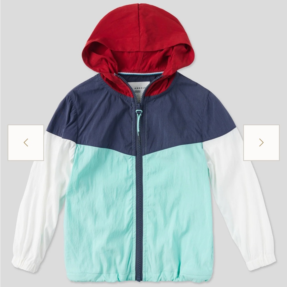 Sol Angeles Toddler Colorblock Hooded Windbreaker